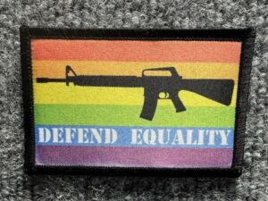 Defend Equality Morale Patch - Classic Rainbow