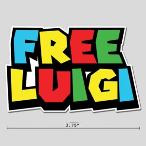 "Free Luigi" Sticker