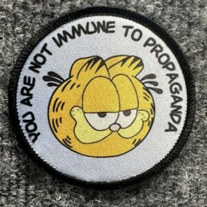 "You Are Not Immune to Propaganda" Meme Morale Patch