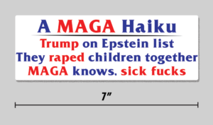 MAGA Haiku Sticker