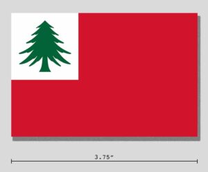 New England Flag Sticker