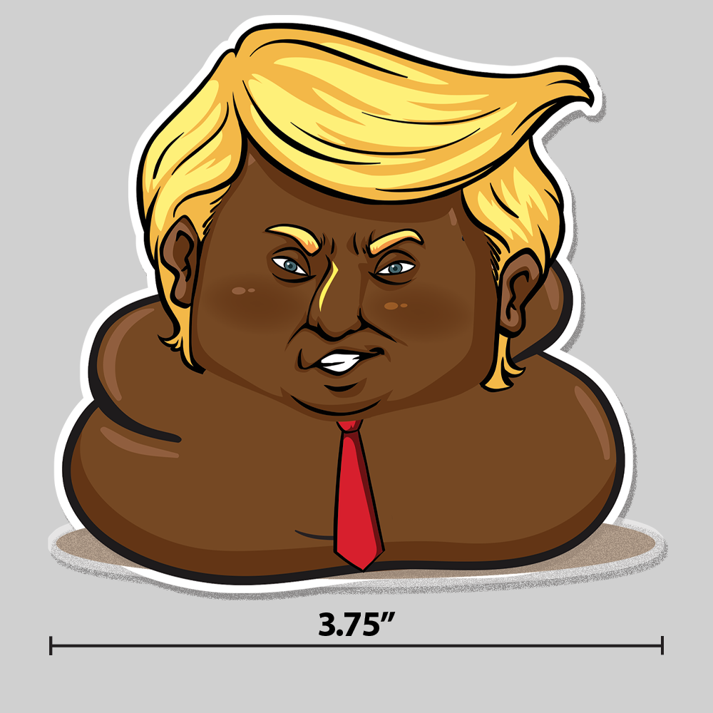 Trump Turd Sticker