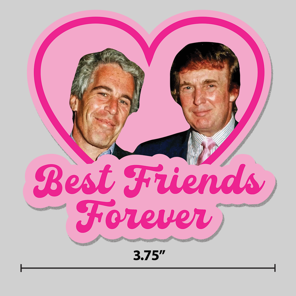 Donny & Jeff are BFFs Sticker